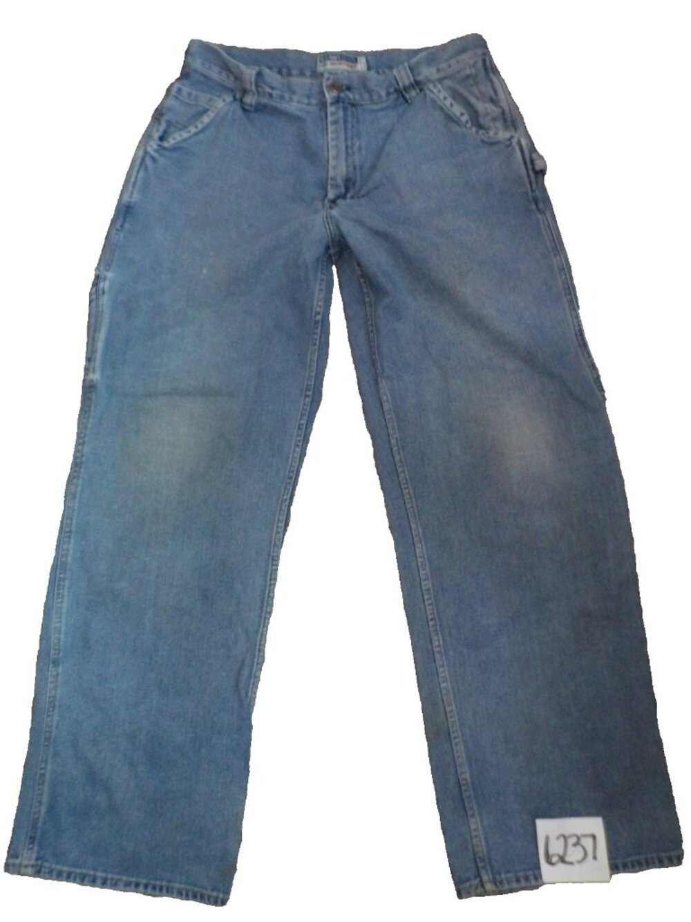 Old Navy Painter's Jeans Men's 8 Pocket Hammer Loop Blue Denim Work Jeans 34x32